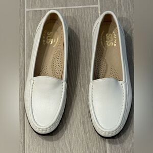 SAS Women's White Loafers